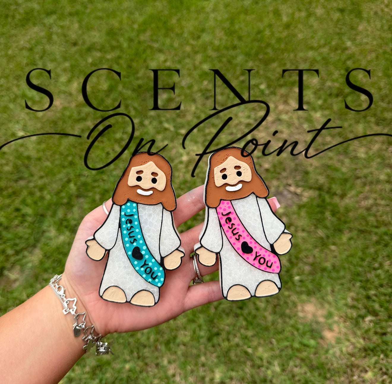 CUSTOM - Jesus Loves you Freshie
