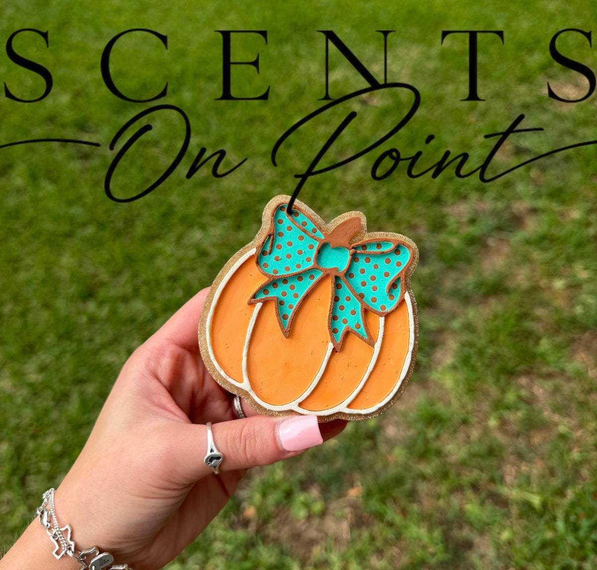 CUSTOM Bow Pumpkin Freshie