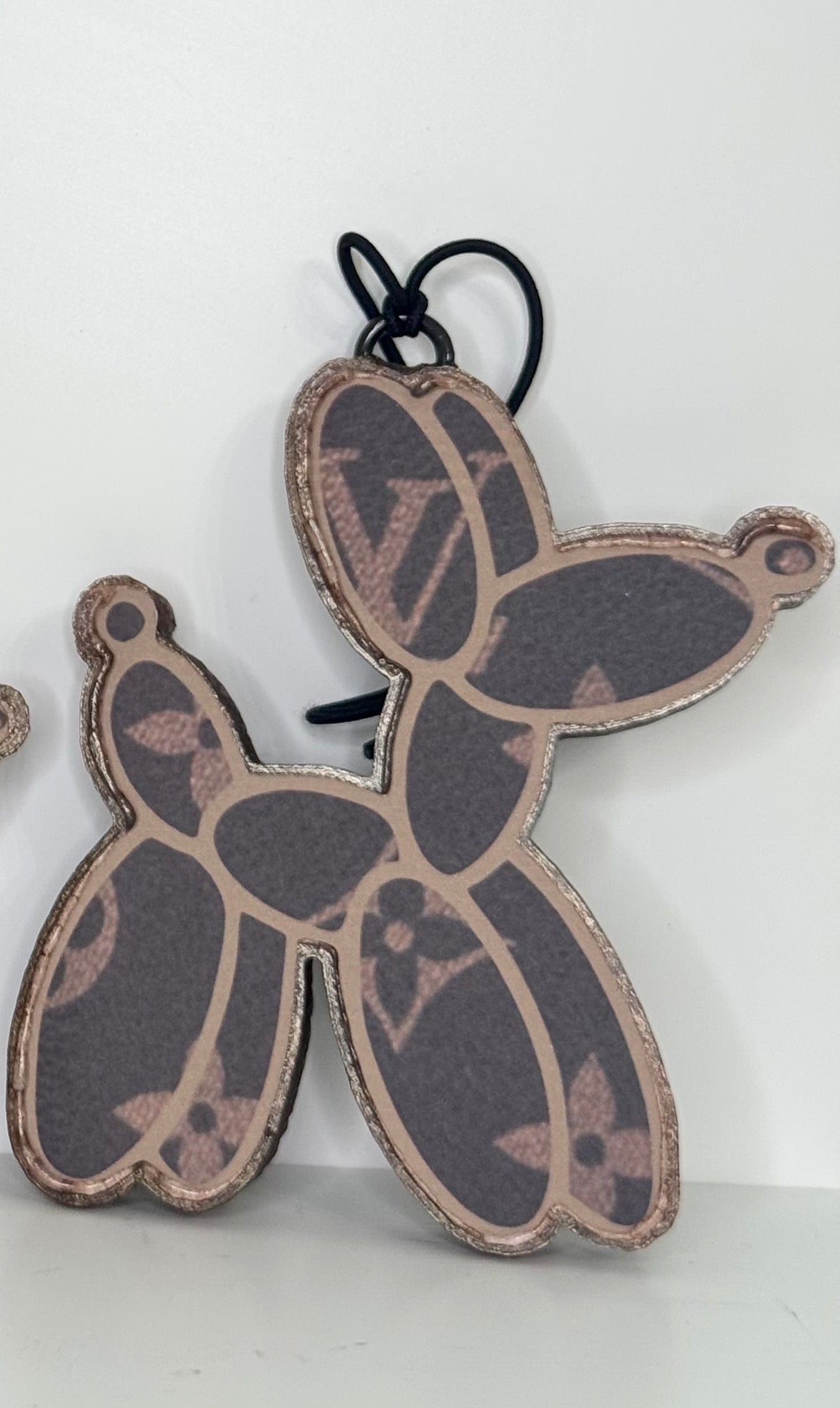 WHOLESALE - Brown LV Monogram Balloon Dog (Rhinestones NOT INCLUDED)