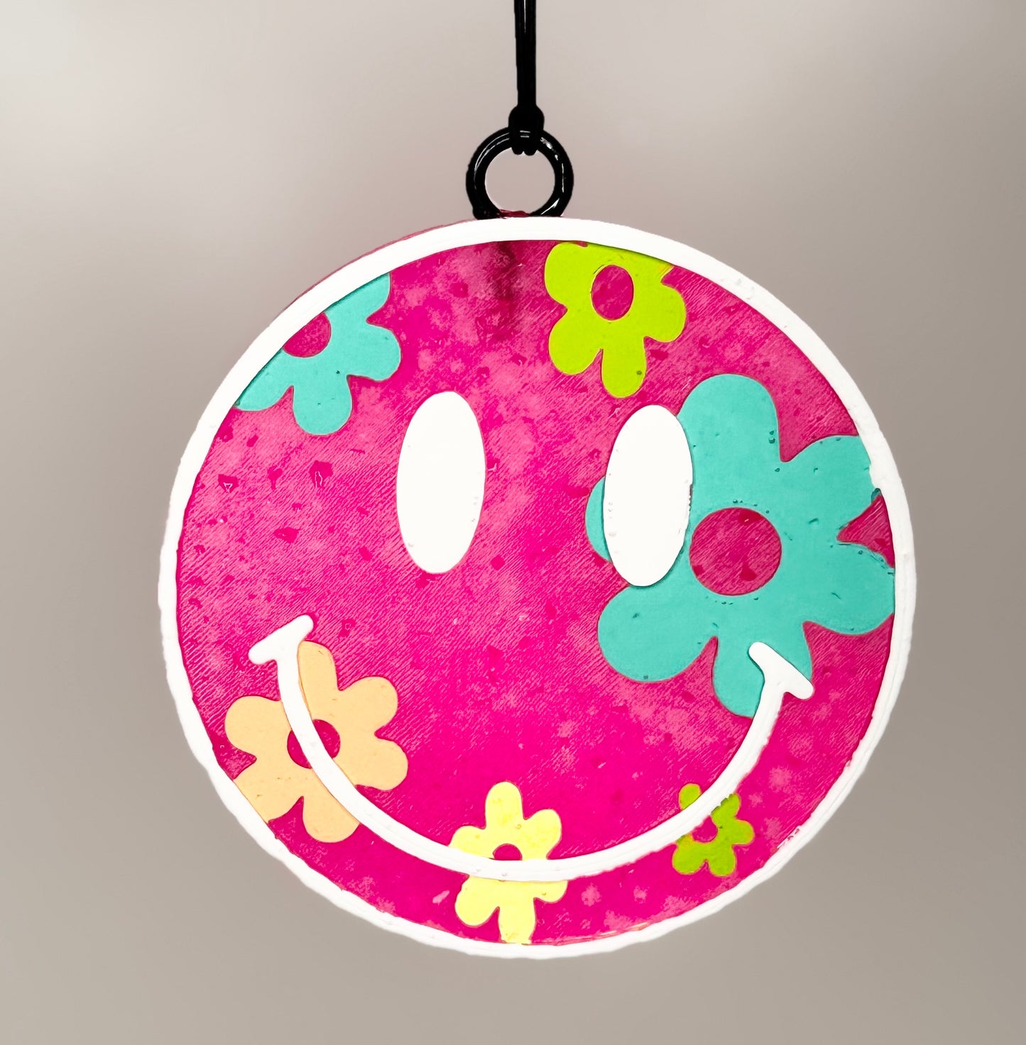 WHOLESALE - Floral Smiley Face Freshie