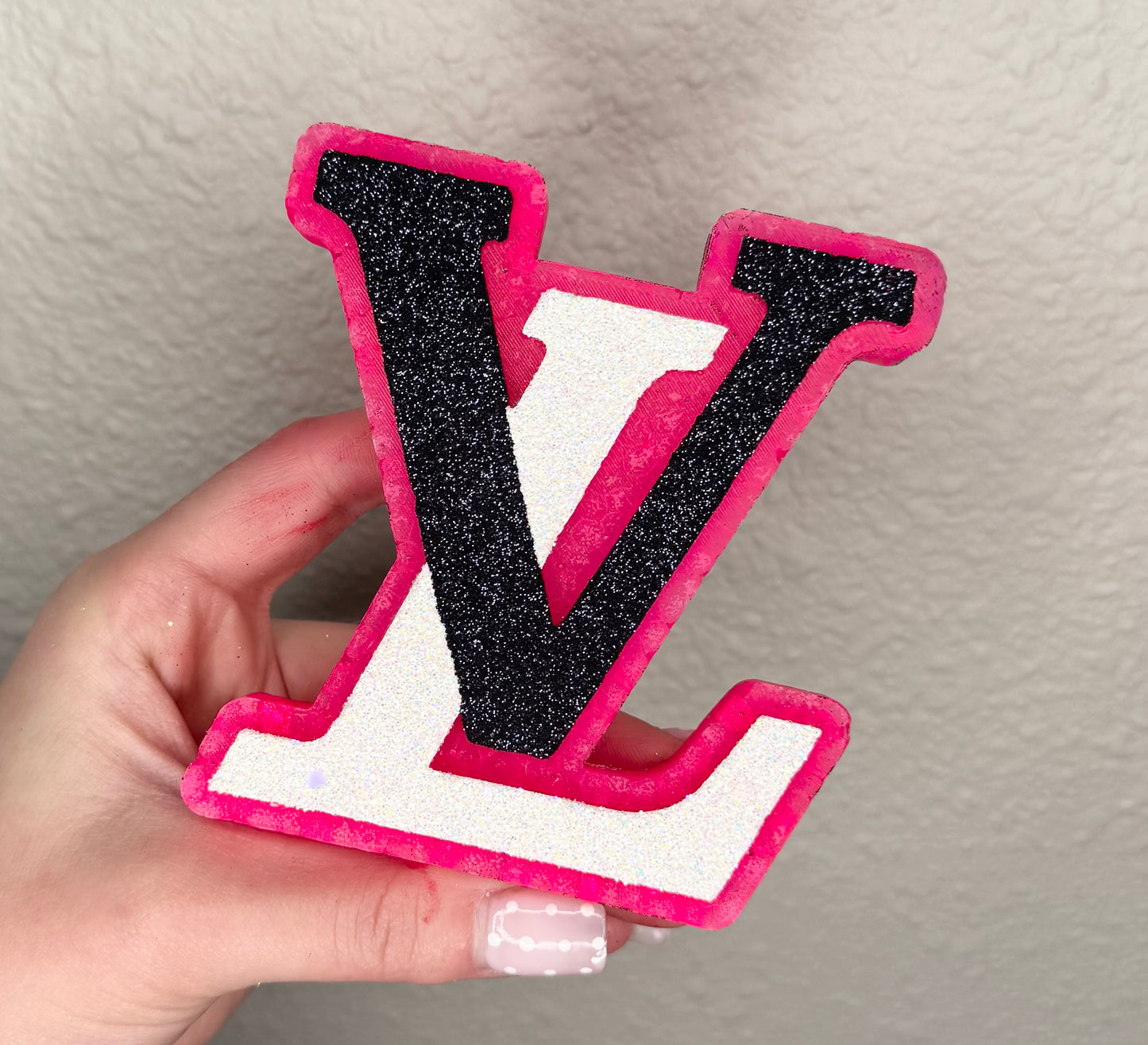 CUSTOM LV Symbol Freshie (Rhinestones NOT Included )