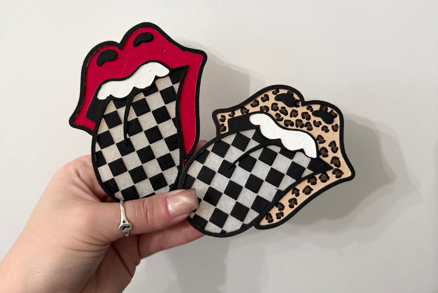 CUSTOM Checkered Tongue Freshie