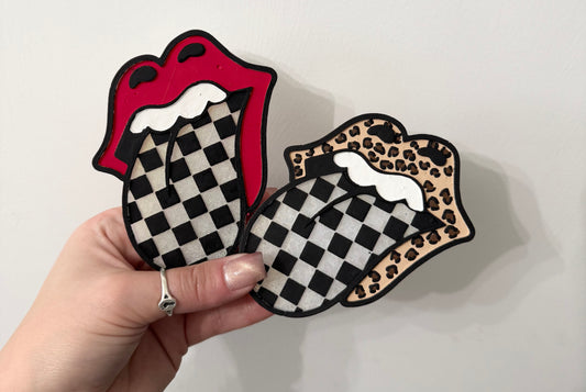 CUSTOM Checkered Tongue Freshie