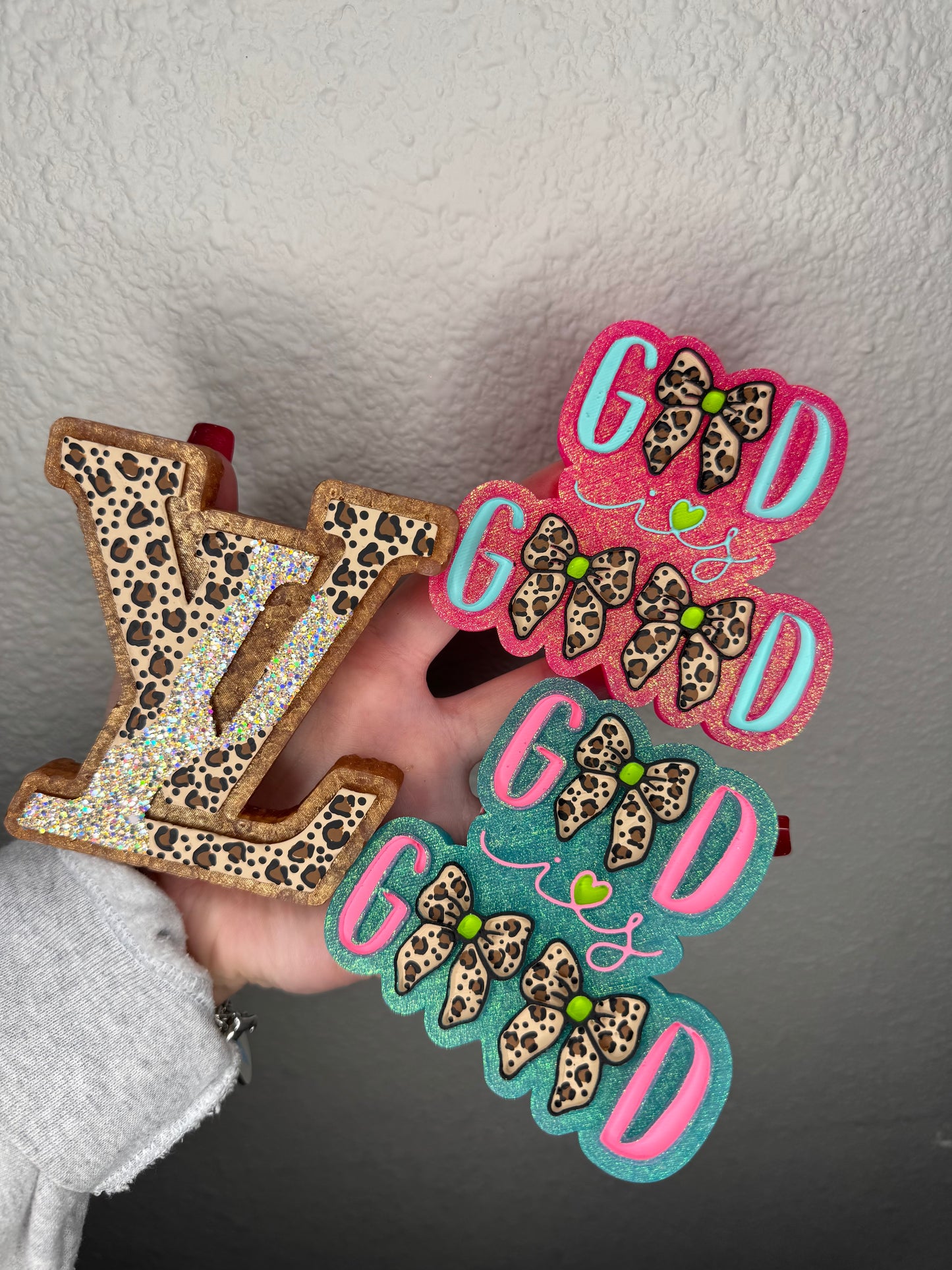 CUSTOM LV Symbol Freshie (Rhinestones NOT Included )