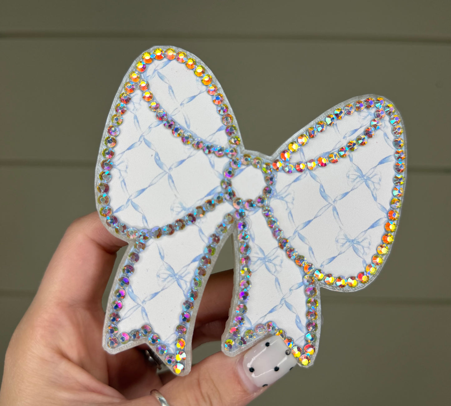 WHOLESALE - Blue Bow Design Bow Freshie