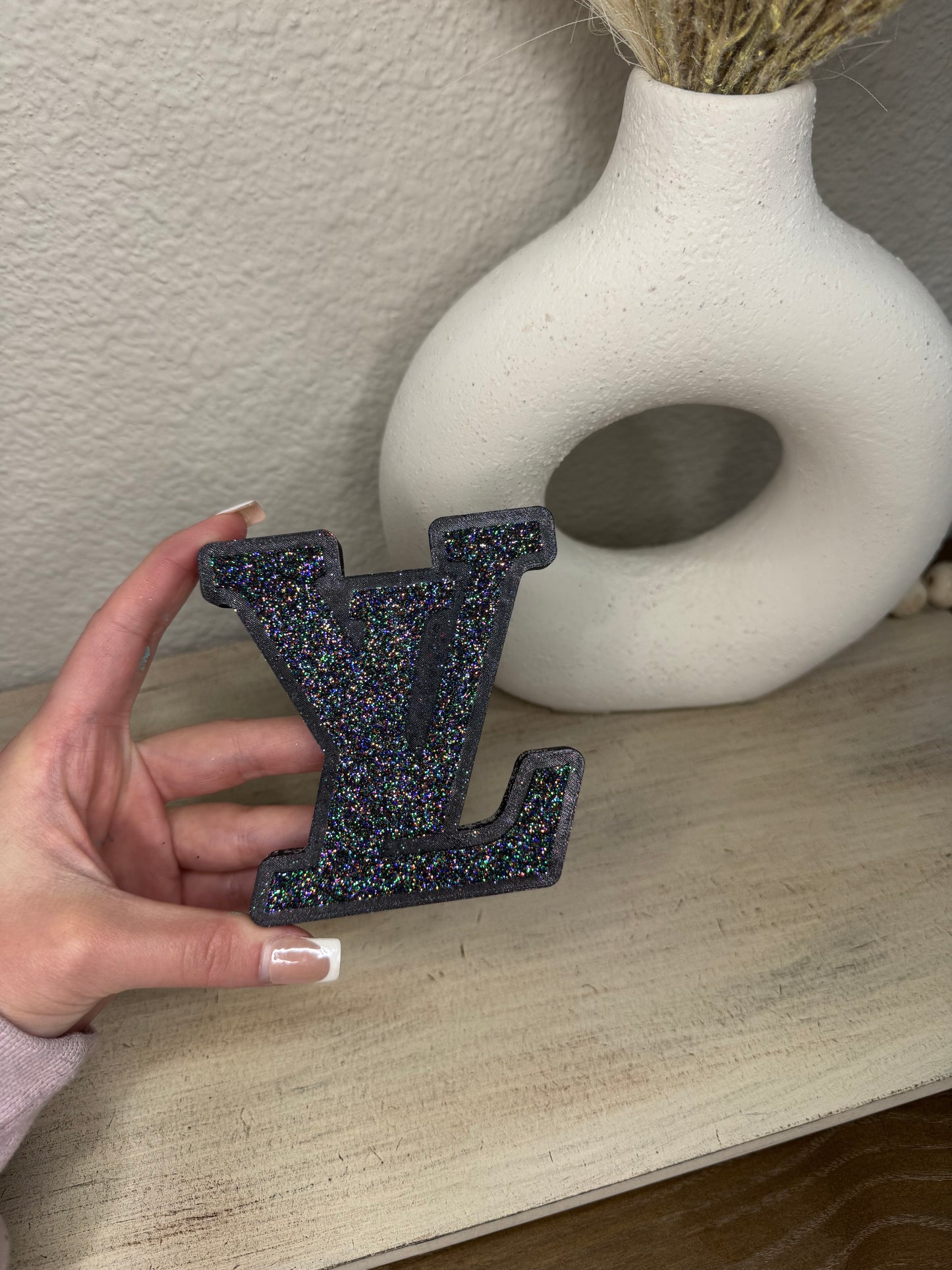 CUSTOM LV Symbol Freshie (Rhinestones NOT Included )