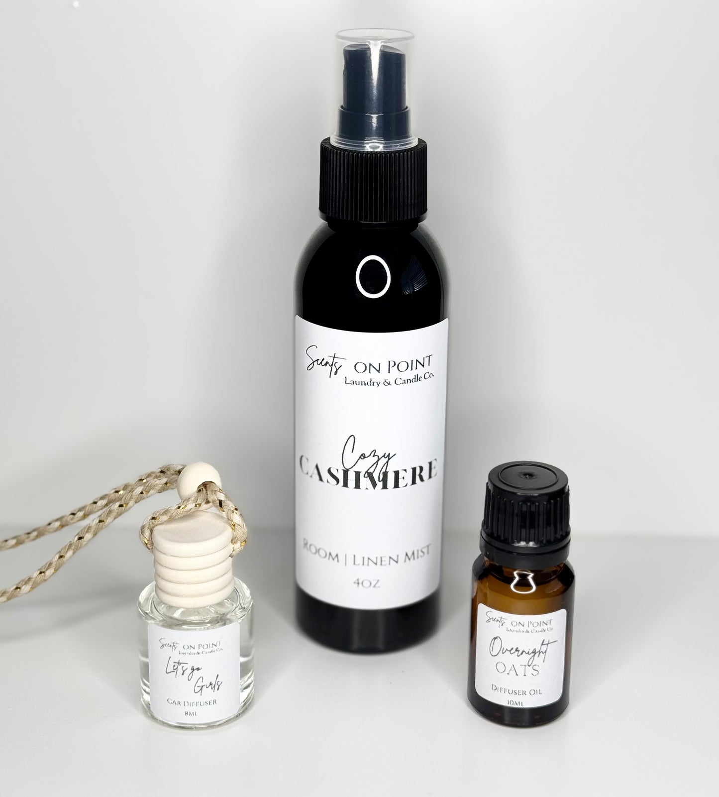 Room Spray, Diffuser Oil & Car Diffuser Gift Bundle