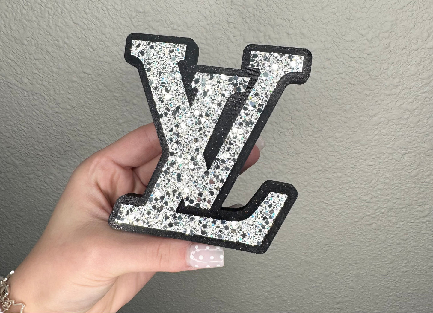 CUSTOM LV Symbol Freshie (Rhinestones NOT Included )