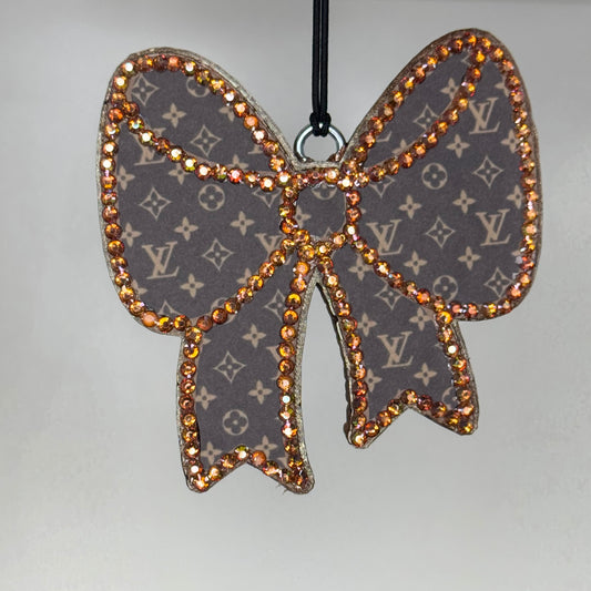 CUSTOM LV BOW Freshie (With Rhinestones)