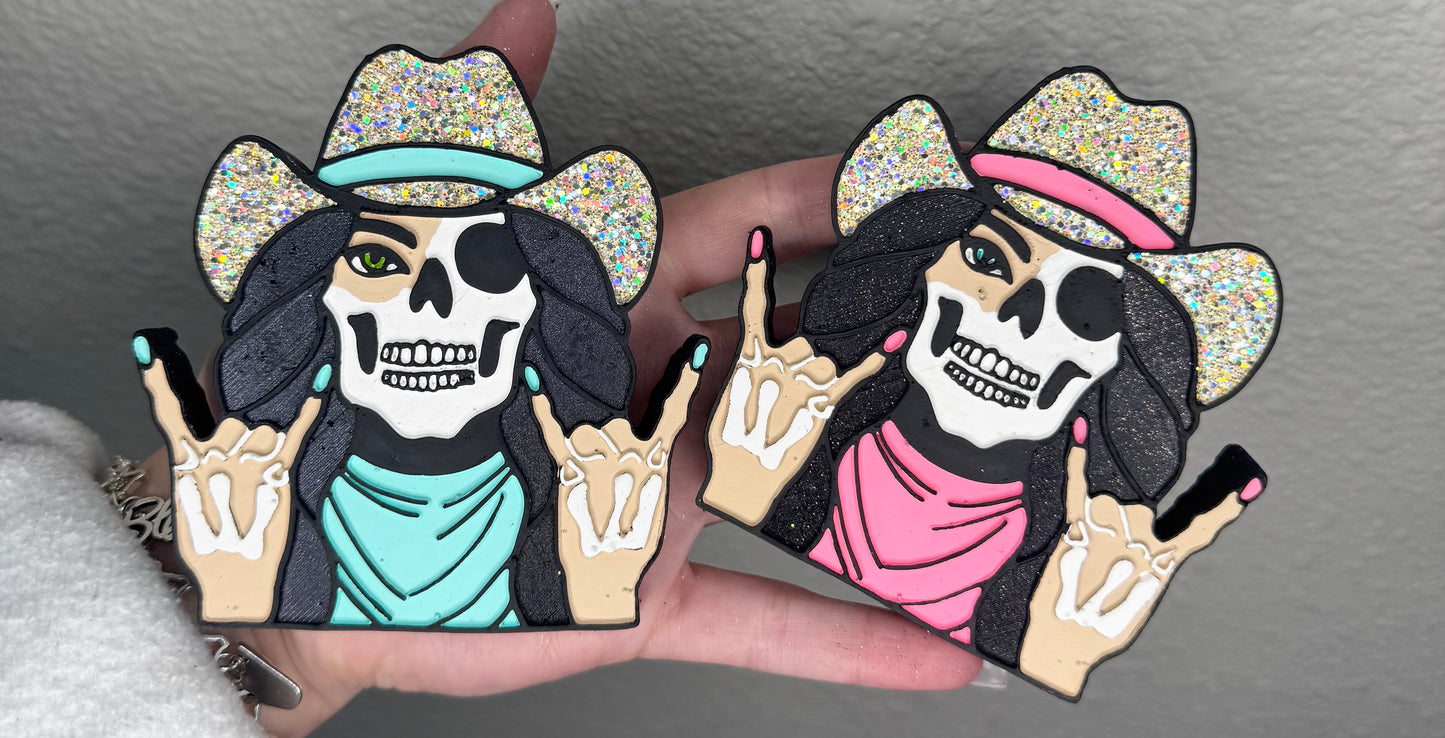 WHOLESALE - Skelly Cowgirl Freshie