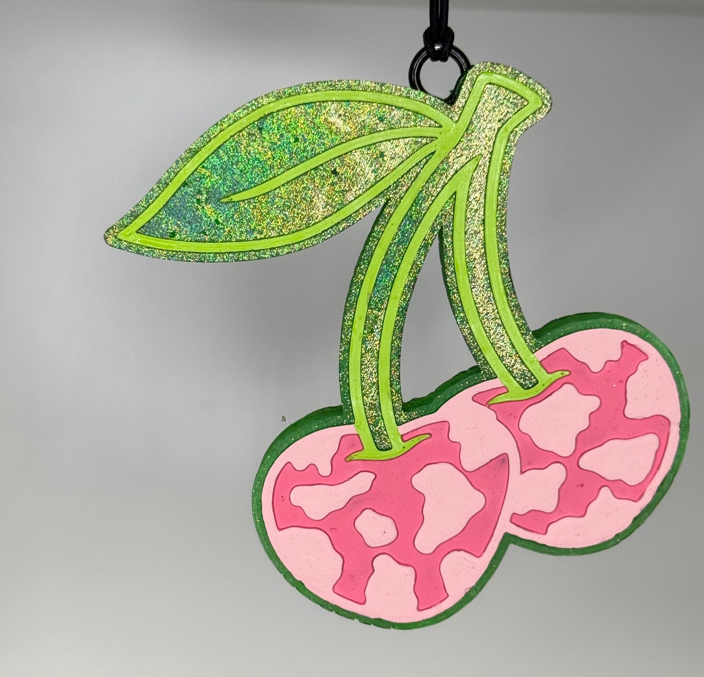 CUSTOM Cow Print Cherry Freshie