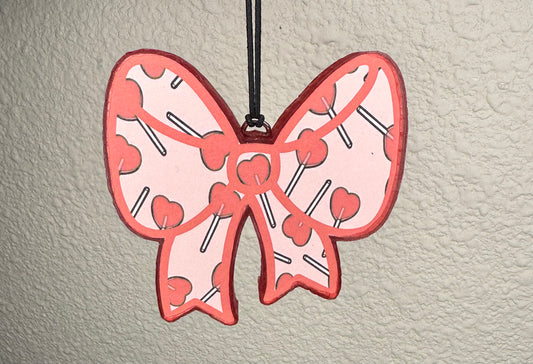 WHOLESALE - Heart Sucker Bow Freshie