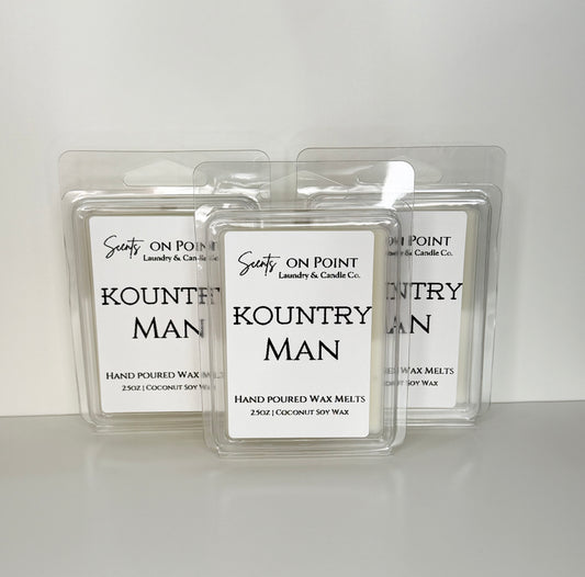 2.5oz Kountry Man Wax Melts