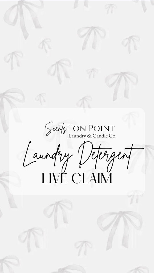 LIVE CLAIM 32oz Bagged Laundry Detergent