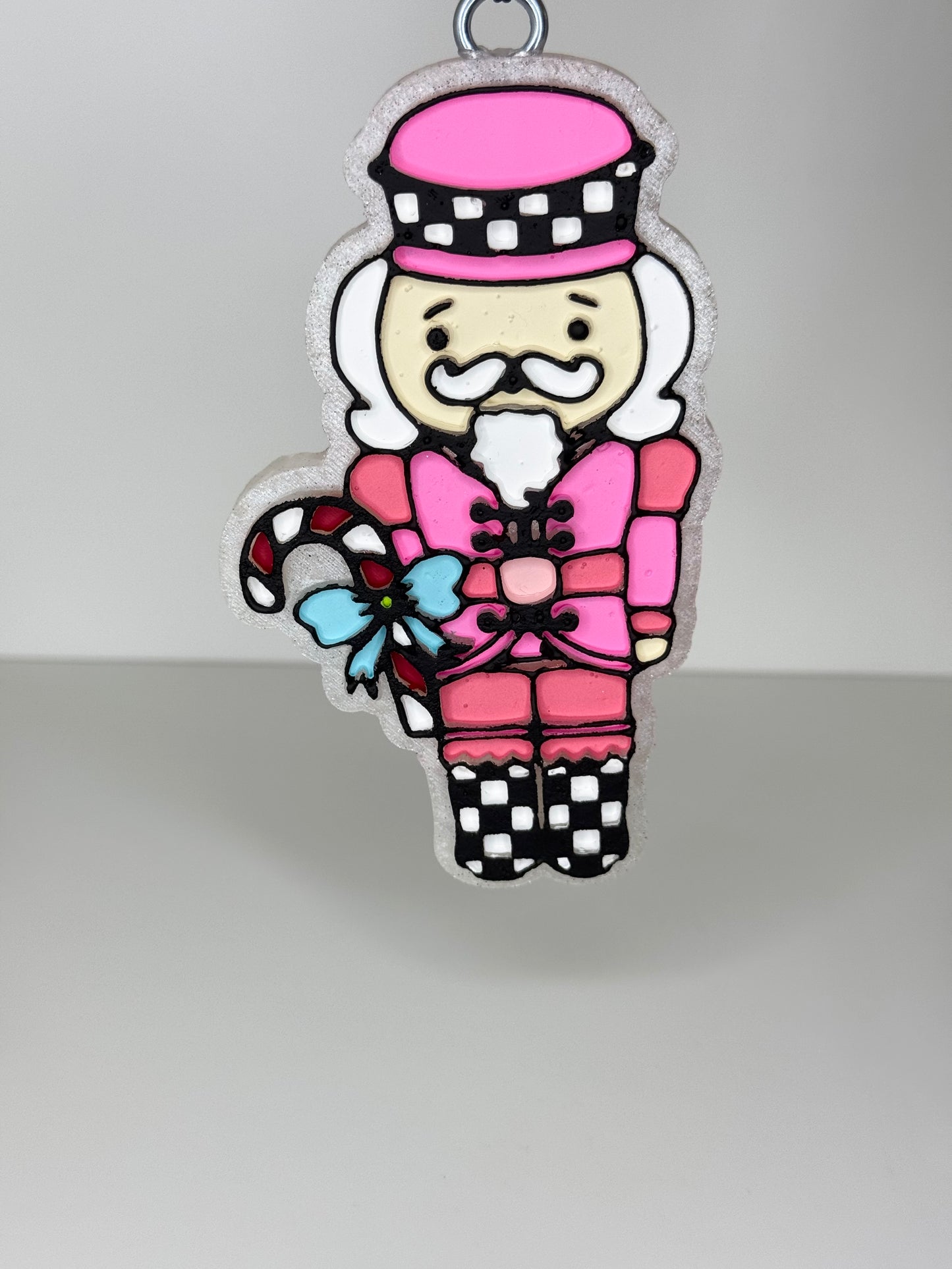 CUSTOM Checkered Nut Cracker Freshie